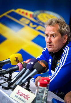 Presskonferens med Erik Hamrén, förbundskapten