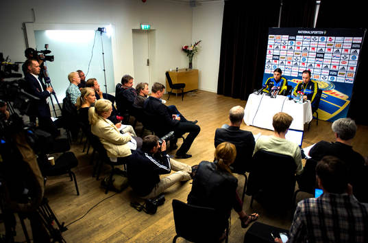 Presskonferens med Zlatan Ibrahimovic