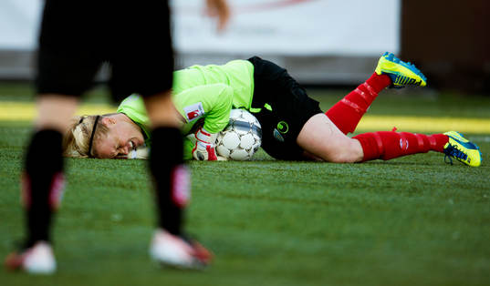 Kristin Hammarström, målvakt, Kopparbergs Göteborg, fick