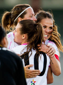 Lina Nilsson, Ramona Bachmann, Sara Björk Gunnarsdottir,