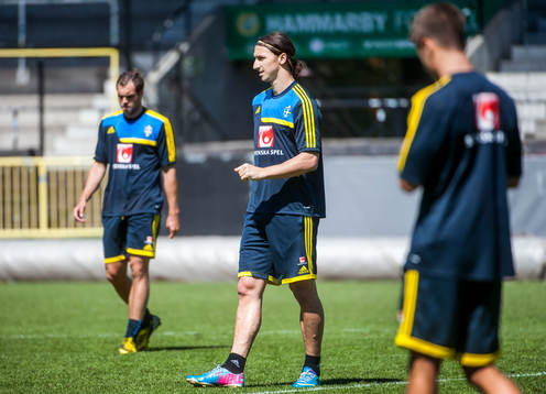 Johan Elmander, Alexander Kacaniklic, Zlatan Ibrahimovic,
