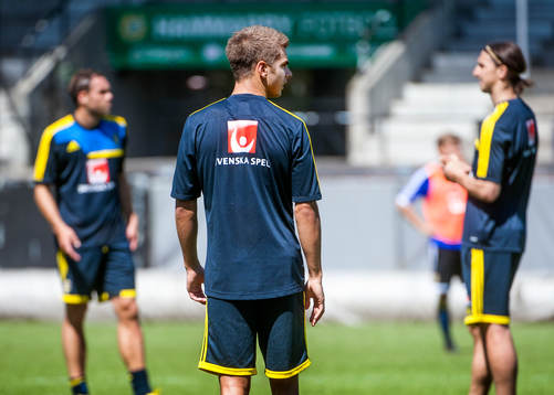 Johan Elmander, Alexander Kacaniklic, Zlatan Ibrahimovic,