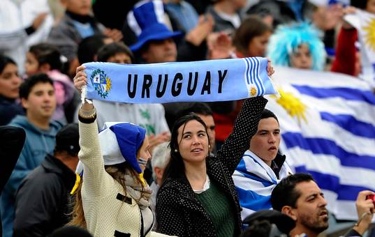 Supporters Uruguay - 05.06.2013 - Uruguay / France - match