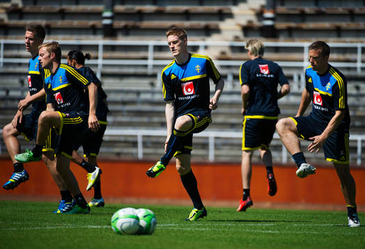 Pontus Wernbloom, Sebastian Larsson, Rasmus Elm och Anders