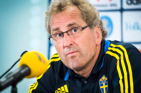 Presskonferens med Erik Hamrén, förbundskapten