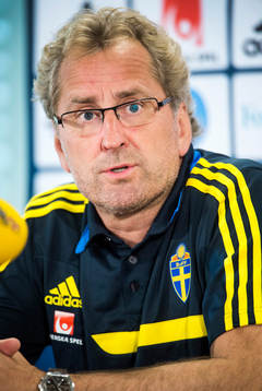 Presskonferens med Erik Hamrén, förbundskapten