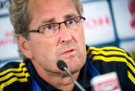Presskonferens med Erik Hamrén, förbundskapten