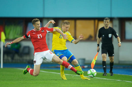 Oscar Wendt, Sverige och Marc Janko, Österrike