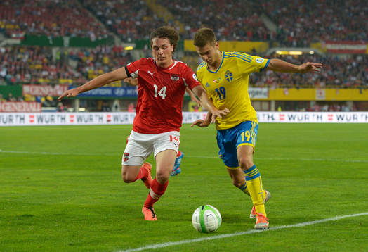 Alexander Kacaniklic, Sverige och Julian Baumgartlinger,