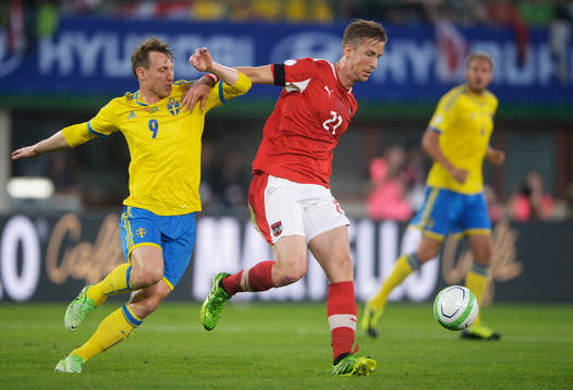 Kim Källström, Sverige och Marc Janko, Österrike