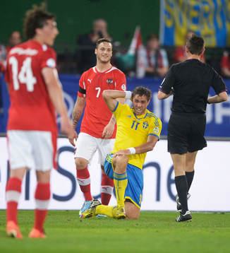 Johan Elmander, Sverige och Marko Arnautovic, Österrike