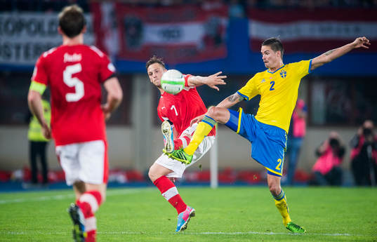 Marko Arnautovic, Österrike och Mikael Lustig, Sverige