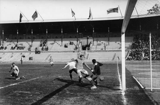 Fotboll, Situation vid svensk-norska federationsmatchen på
