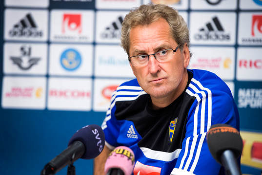 Presskonferens med Erik Hamrén, förbundskapten