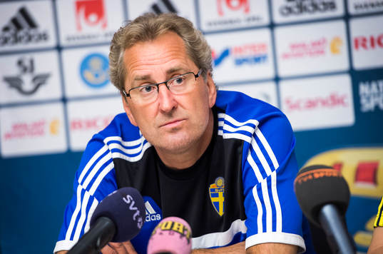 Presskonferens med Erik Hamrén, förbundskapten