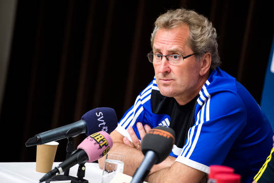 Presskonferens med Erik Hamrén, förbundskapten