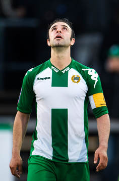Hammarbys Kennedy Bakircioglu deppar när han lämnar planen