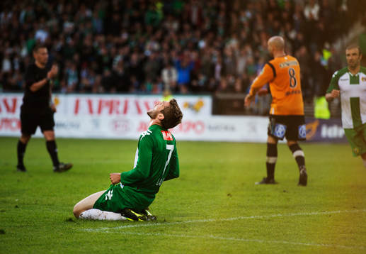 Hammarbys Christophe Lallet deppar
