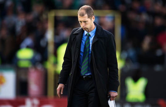 Hammarbys tränare Gregg Berhalter deppar när han lämnar