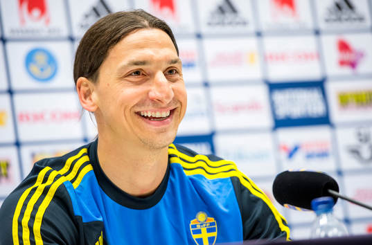 Presskonferens med Zlatan Ibrahimovic