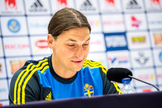 Presskonferens med Zlatan Ibrahimovic