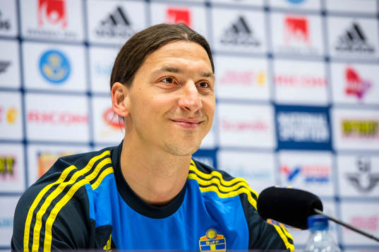 Presskonferens med Zlatan Ibrahimovic