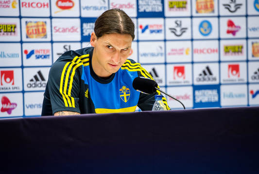 Presskonferens med Zlatan Ibrahimovic