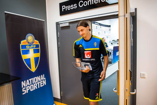 Presskonferens med Zlatan Ibrahimovic