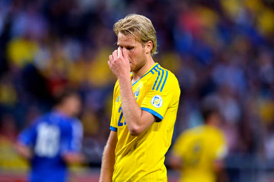 Sveriges Ola Toivonen deppar