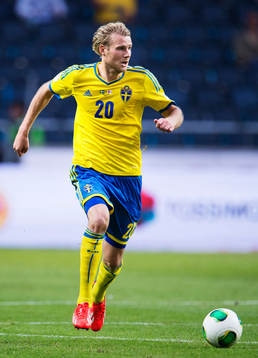Sveriges Ola Toivonen i matchen mellan Sverige och