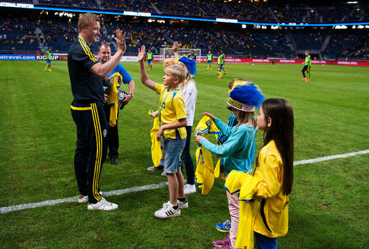 Magnus Hedman deltar i en prisutdelning med Verisure