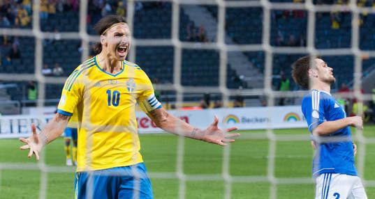 2-0, straff, Zlatan Ibrahimovic, Sverige