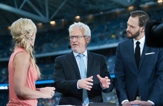 Anna Brolin, Hans Backe och Olof Lundh, TV4