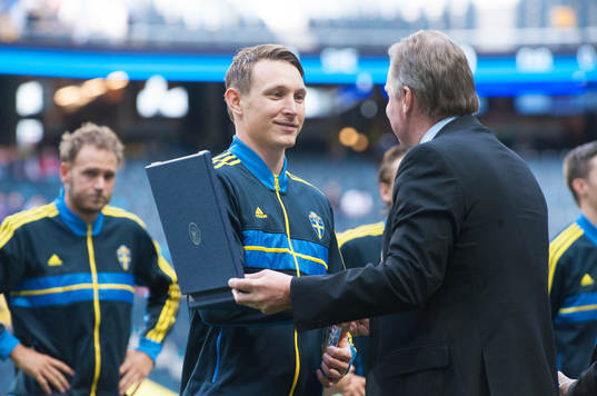 Kim Källström, Sverige, och Karl-Erik Nilsson,