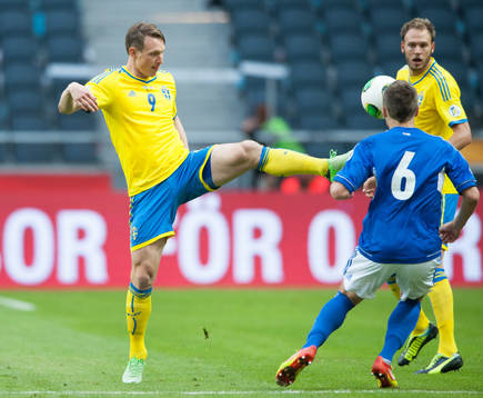 Kim Källström, Sverige, och Hallur Hansson, Färöarna