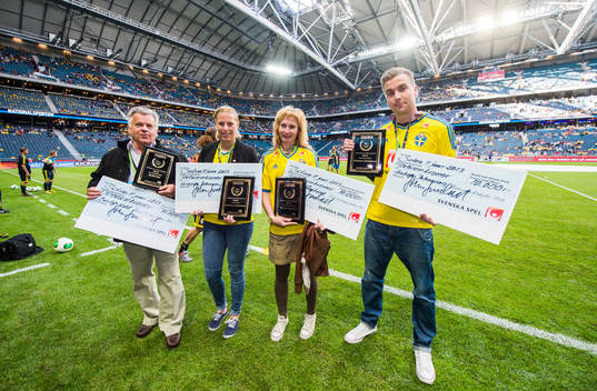 i matchen mellan Sverige och Färöarna i VM-kvalet i