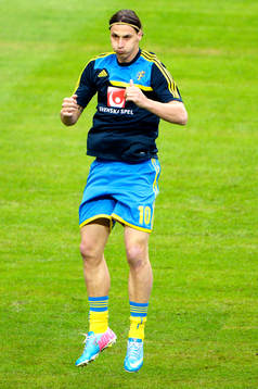 Zlatan Ibrahimovic, Sverige, värmer upp