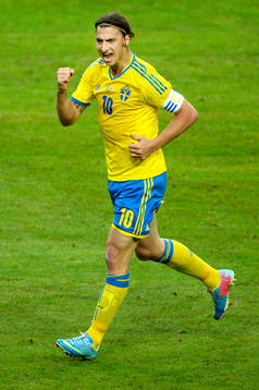 Zlatan Ibrahimovic, Sverige, jublar