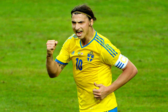 Zlatan Ibrahimovic, Sverige, jublar