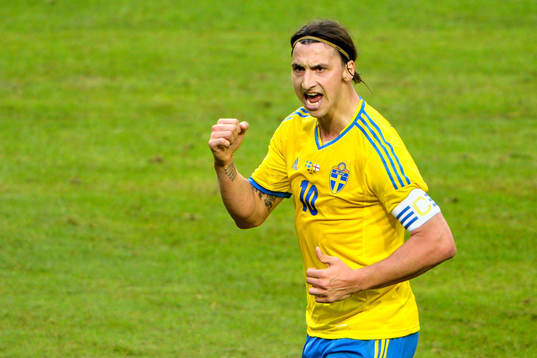 Zlatan Ibrahimovic, Sverige, jublar