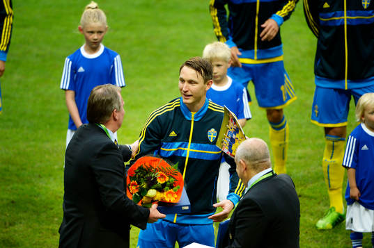 Kim Källström, Sverige, firas