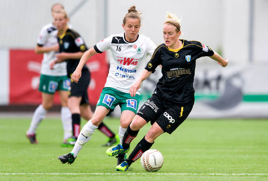 Marie Hammarström, Kopparbergs Göteborg, driver bollen