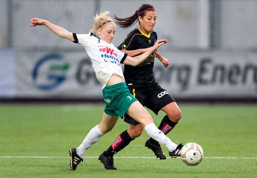 Närkamp mellan Erika Stolpe, Mallbacken, och Anna