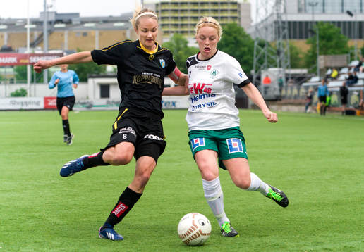 Närkamp mellan Stina Segerström, Kopparbergs Göteborg,