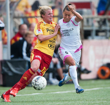 Kirsten Van de Ven, Tyresö mot Alexandra Riley, Malmö
