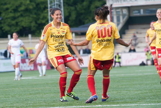 0-1 Marta, Tyresö, grattas av Christen Press