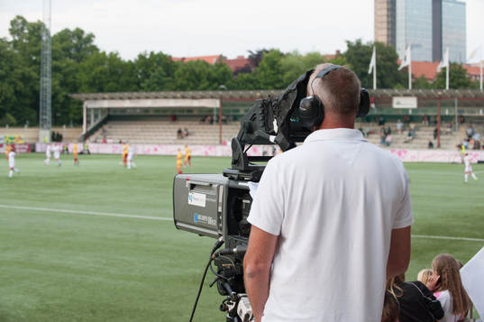 TV-kameraman, kameraman, Malmö gamla idrottsplats