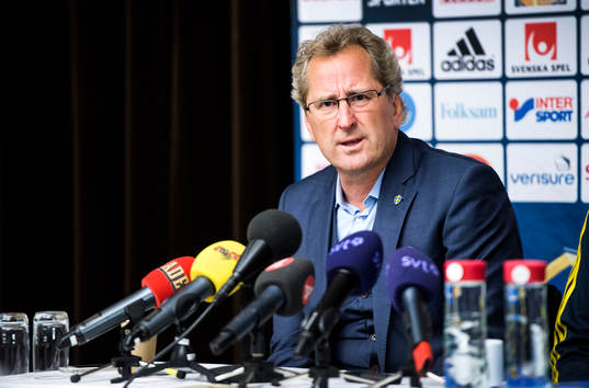 Presskonferens med Erik Hamrén, förbundskapten, på