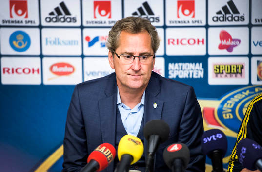 Presskonferens med Erik Hamrén, förbundskapten, på