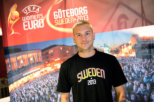 Anton Hysén, ambassadör för Dam-EM